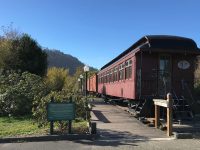 The train and museum at Duncans Mills