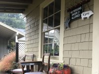 Sophie's Cellars front deck